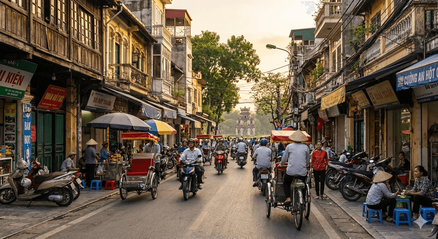 Straßen von Hanoi